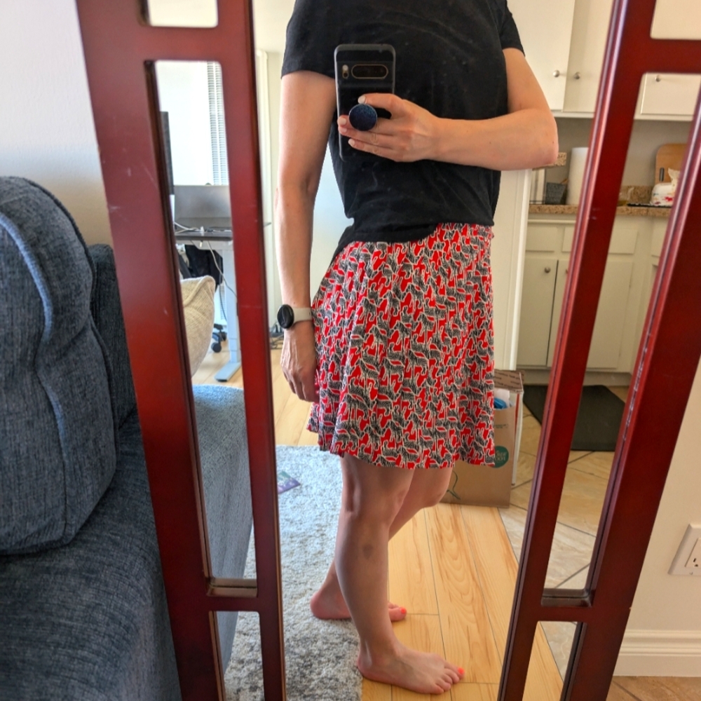 Zara pleated skort